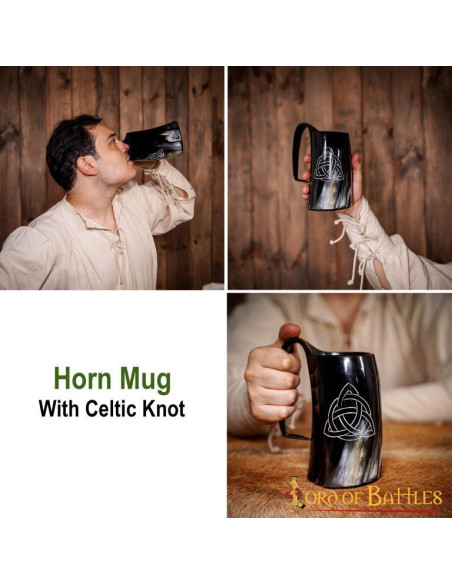 Celtic trisketa beer mug