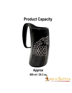 Medieval Wolf Beer Mug for Recreationists 2