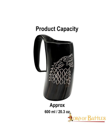 Medieval Wolf Beer Mug for...
