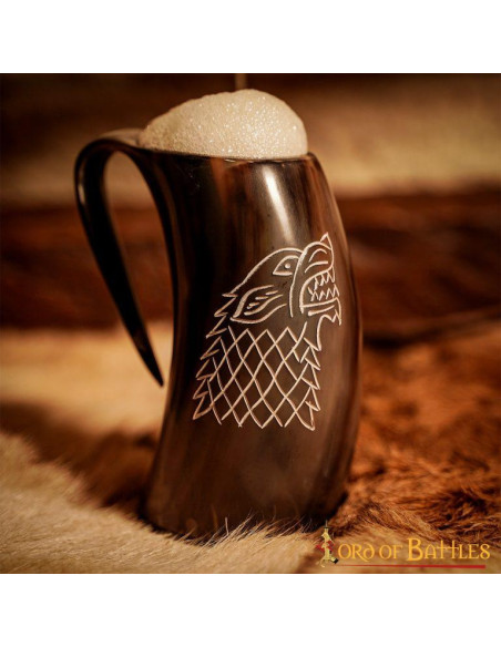 Medieval Wolf Beer Mug for...