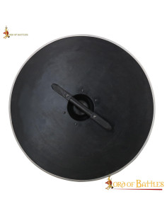 Functional Viking Warrior Shield in wood and steel (76 cm.) 2