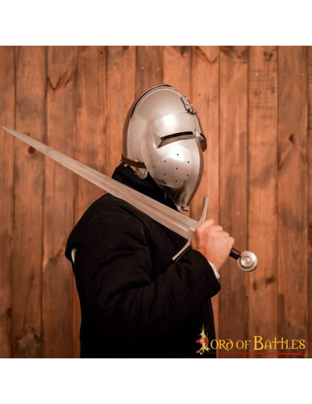 Medieval Helmet Bacinete Klappvisor... Medieval Helmet Bacinete Klappvisor...