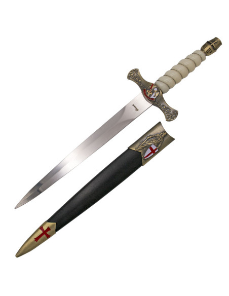 Templar medieval dagger, bronze...