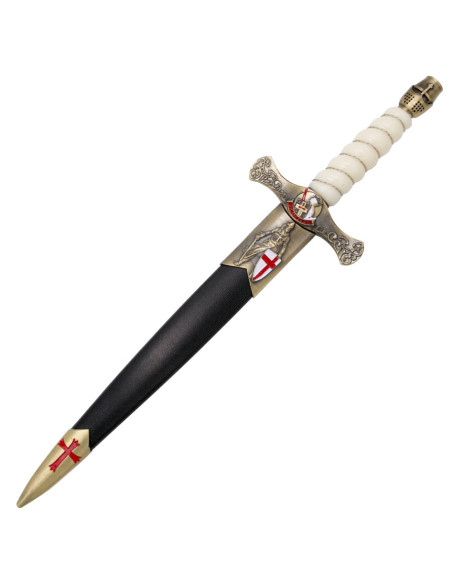 Templar medieval dagger, bronze...