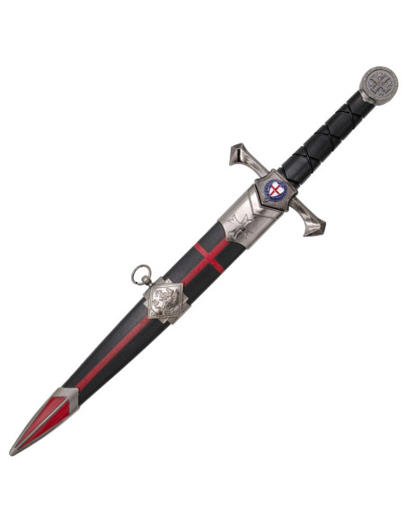 Medieval Templar Dagger Guard Shield...