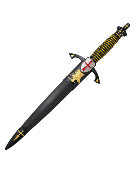 Black Templar medieval dagger guard...