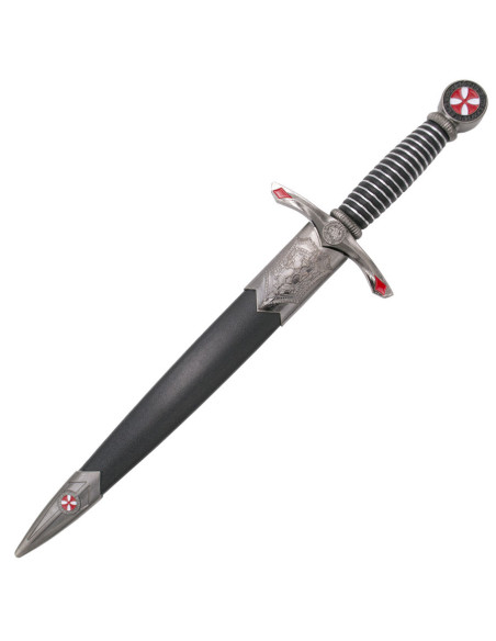 Black Templar medieval dagger guard seal