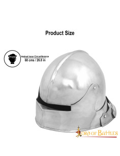 German Sallet medieval helmet, with padded lining 2