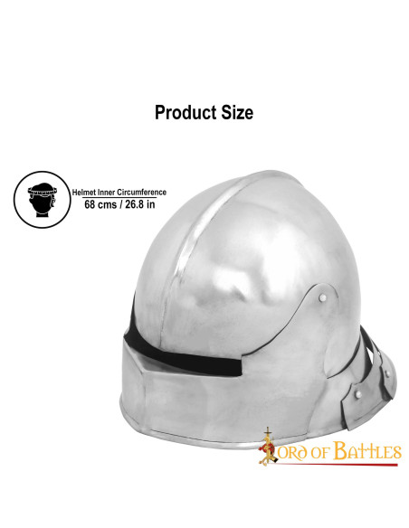 German Sallet medieval helmet, with...