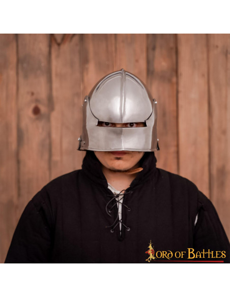 German Sallet medieval helmet, with...