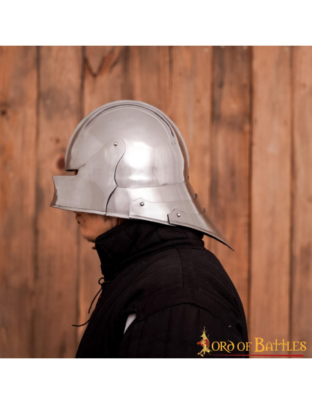 German Sallet medieval helmet, with...