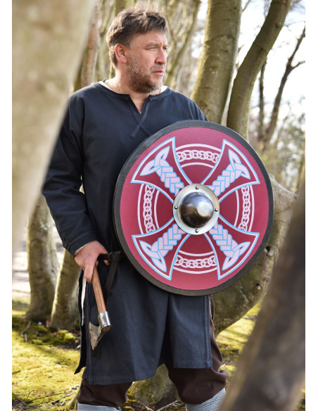 Viking Shield painted with Celtic...