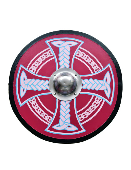 Viking Shield painted with Celtic...