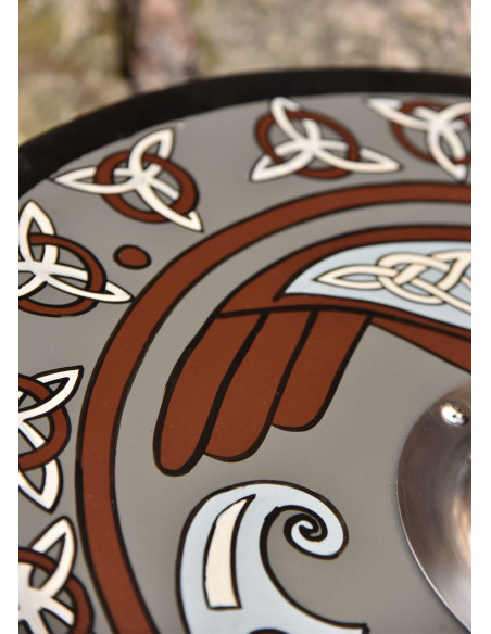 Viking Shield painted with Raven and...