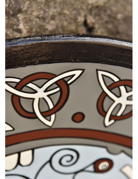 Viking Shield painted with Raven and...