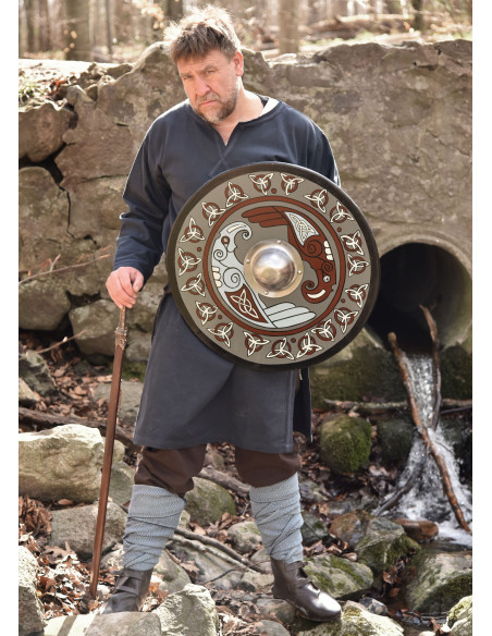 Viking Shield painted with Raven and...