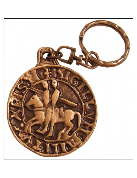 Templar seal keychain Templar seal keychain