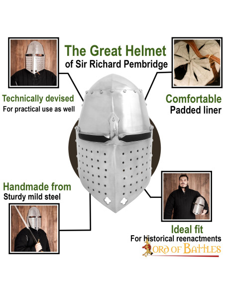 Great Helm Sir Richard Pembridge, S. XIV