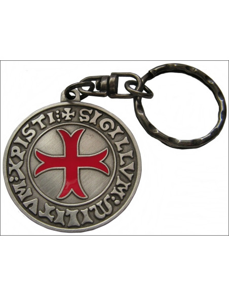 Templar Keychain Sigillum Militum Xristi Templar Keychain Sigillum Militum Xristi