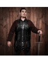 Blackened Medieval Knight Cuirass, Mild Steel