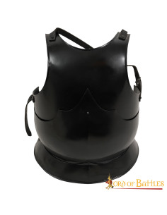 Gothic Cuirass Blackened Mild Steel