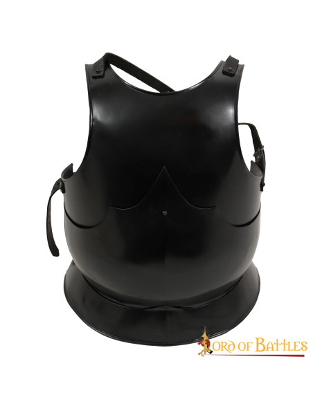 Gothic Cuirass Blackened Mild Steel