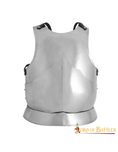 Gothic cuirass polished mild steel