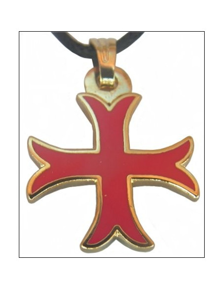 Templar cross kick pendant