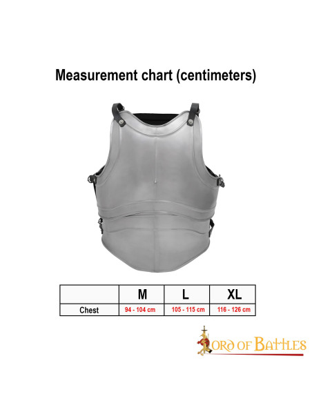 Classic Cuirass Fantasy four plates,...