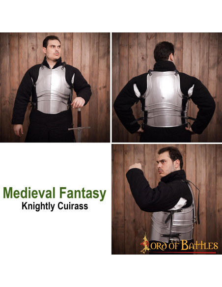 Classic Cuirass Fantasy four plates,...