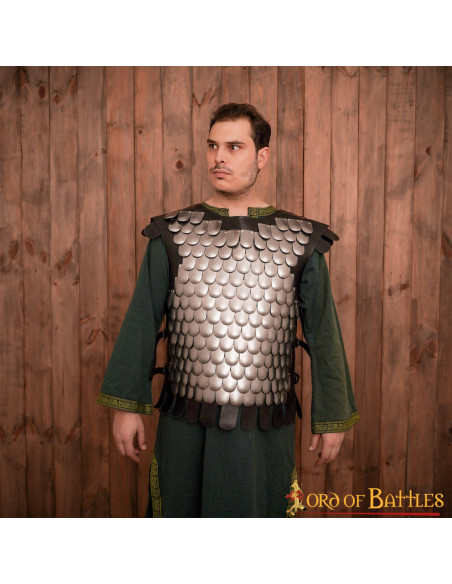 Viking armor of leather and scales LARP