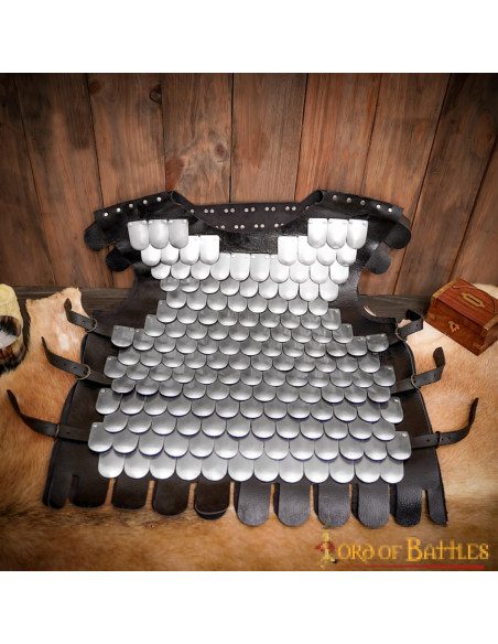 Viking armor of leather and scales LARP