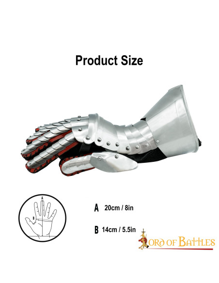 Cuirassier gauntlets S. XVI-XVII,...