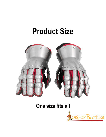 Medieval gauntlets Hourglass, S. XIV