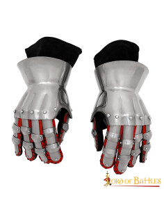 Medieval knight gauntlets Hourglass, S. XIV