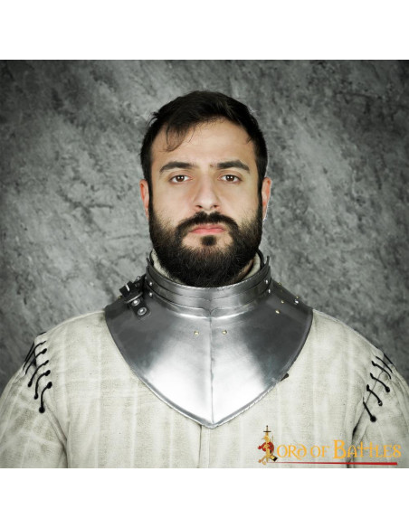 Medieval gorget Late Age, mild steel