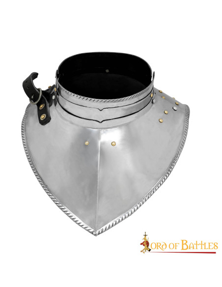 Medieval gorget Late Age, mild steel