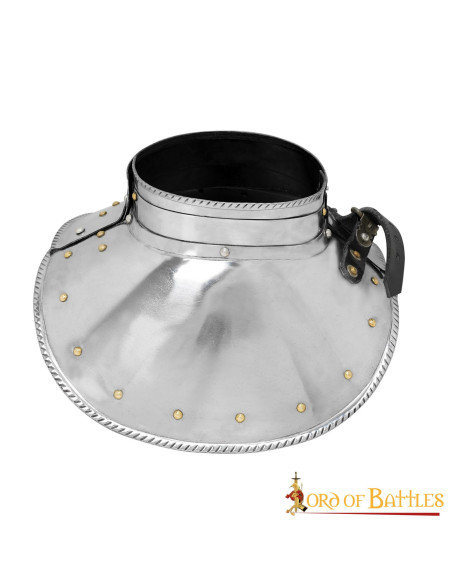 Medieval gorget Late Age, mild steel