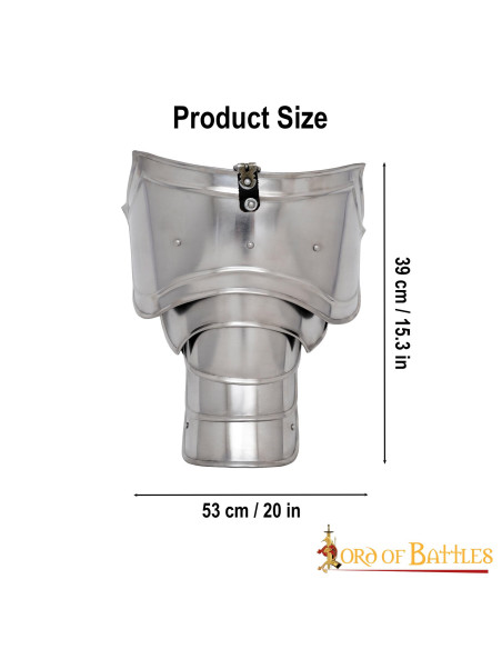 Medieval knight shoulder pads, mild...