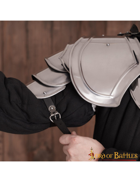 Medieval knight shoulder pads, mild...