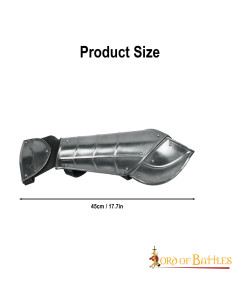 Fantasy medieval bracers, with elbow protection 2