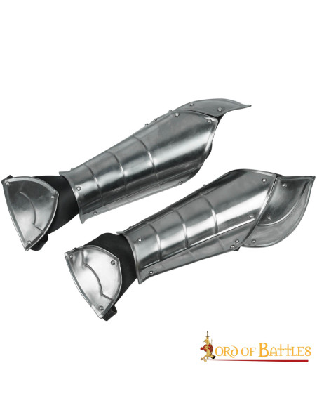 Fantasy medieval bracers, with elbow...