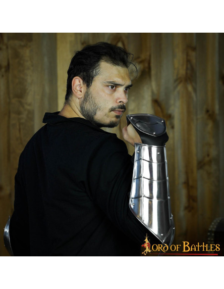 Fantasy medieval bracers, with elbow...