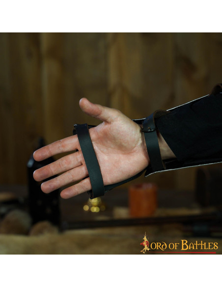 Fantasy medieval bracers, with elbow...