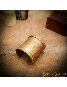 Solid Brass Ornate Bracelet