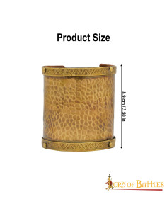 Solid Brass Ornate Bracelet 2