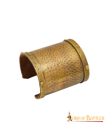 Solid Brass Ornate Bracelet