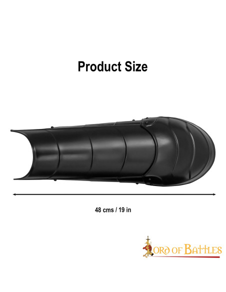 Dark Knight blackened greaves with...