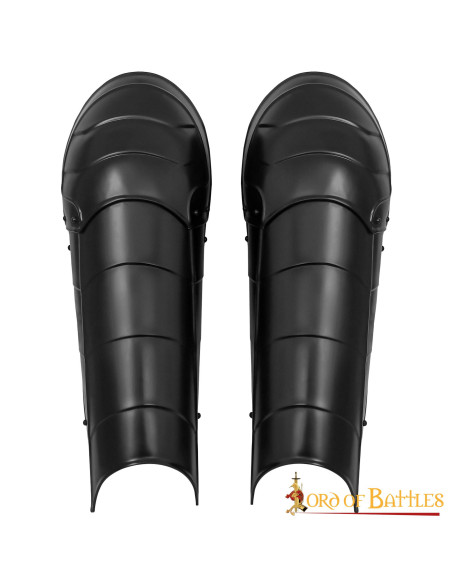 Dark Knight blackened greaves with...