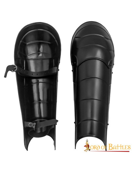 Dark Knight blackened greaves with...